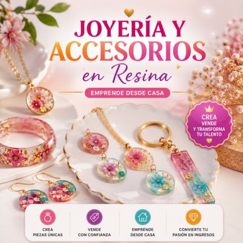 joyeria en resina